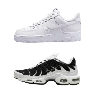 2 Pairs of Air Force 1 + Air Max TN PLus for R1900