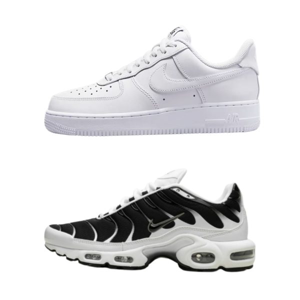 2 Pairs of Air Force 1 + Air Max TN PLus for R1900