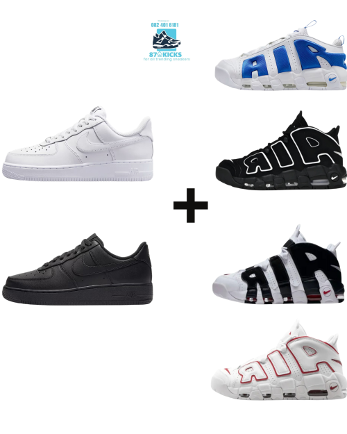 2 Pairs Combo Air Force + Uptempo