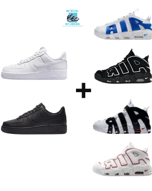 2 Pairs Combo Air Force + Uptempo