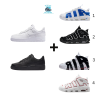 2 Pairs Combo Air Force + Uptempo